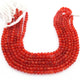 1  Strand Carnelian Faceted Ball Beads-  Round Ball Beads,  5mm- 10- Inches BR528