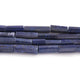 1 Long Strand Lapis Faceted Briolettes - Tube Shape  Briolettes -44mm-6mm - 14 Inches BR520