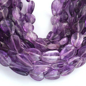 1 Strands Amethyst Faceted Pear drop Briolettes - AAA Quality Amethyst Pear Briolette 9mmx7mm-15mmx8mm 15 Inches BR517