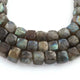 1 Strand Labradorite  Faceted Cube Briolettes - Box shape Beads 8mm-10mm -10 Inches BR504