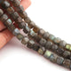 1 Strand Labradorite  Faceted Cube Briolettes - Box shape Beads 8mm-10mm -10 Inches BR504