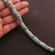 1 Strand Amazonite Faceted Wheel Briolettes  - Faceted Briolettes 9mm 8 Inches long BR678