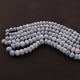 1 Strand Blue Oregon Smooth Rondelles  - Round Shape Rondelles 7mm-10mm 16Inches BR666