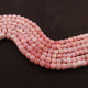 1 Strand Pink Opal Faceted  Cube Shape Briolettes -Box Shape Gemstone Beads 7mmx6mm-9mmx7mm 12 Inches BR647