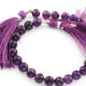 1 Strands Amethyst  Faceted  Ball Beads-  Round Shape Beads 7mm 8.5 inches BR629