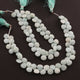 1 Strand Amazonite Faceted Briolettes-  Heart  Shape Beads- 3mmx4mm-2mmx3mm 8-Inches BR693