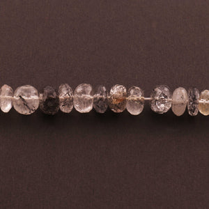 1 Strand Excellent Quality Multi Stone Faceted Rondelles - Mix Stone Roundles Beads 8mm-11mm 9 Inches BR694