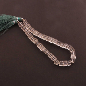 1 Strand Excellent Quality Green Amethyst Faceted Smooth Cube Beads Briolettes - 5mm 8 Inch BR686