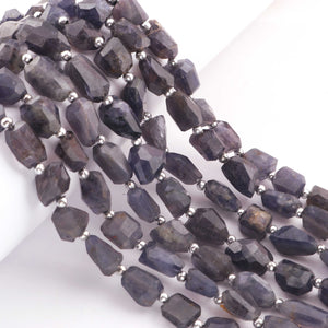 1 Strand Sodalite Faceted Fancy Tumble Beads - Sodalite Gemstone Beads 8mmx8mm- 17mmx11mm 10 Inches BR03408 - Tucson Beads