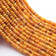 1  Strand  Yellow Opal Smooth Rondelle , Yellow Opal gemstone Beads- 6mm-7mm-13 Inches BR03392 - Tucson Beads