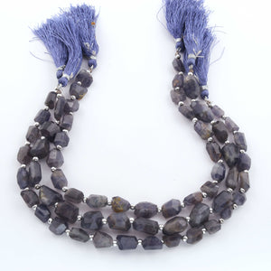 1 Strand Sodalite Faceted Fancy Tumble Beads - Sodalite Gemstone Beads 8mmx8mm- 17mmx11mm 10 Inches BR03408 - Tucson Beads