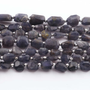 1 Strand Sodalite Faceted Fancy Tumble Beads - Sodalite Gemstone Beads 8mmx8mm- 17mmx11mm 10 Inches BR03408 - Tucson Beads