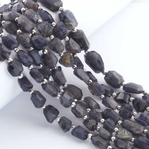 1 Strand Sodalite Faceted Fancy Tumble Beads - Sodalite Gemstone Beads 8mmx8mm- 17mmx11mm 10 Inches BR03408 - Tucson Beads