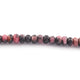 1 Long Strand  Rhodonite  Faceted Round Balls beads - Gemstone ball Beads 8mm-9mm10.5 Inches BR792