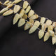 1 Strand Shaded Yellow Opal Faceted Briolettes -Fancy Shape Briolettes - 11mmx8mm- 18mmx10mm 10 Inches BR03410 - Tucson Beads