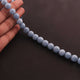 1 Strand Blue Oregon Faceted Round Beads  - Blue Opal Rondelles 8mm 10.5 Inches BR786