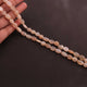 1 Strand Peach Moonstone Smooth Oval Shape  Briolettes -  Smooth Oval Beads 10mm 13 Inches BR790