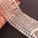 1 Strands AAA Quality Silverite Chalcedony Faceted Rondelles - Round ball Beads 8mm 8 Inches BR1030