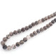 1 Long Strand Black Rutile Faceted Balls Beads - Gemstone Ball Beads 8mm-9mm 14 Inch BR701