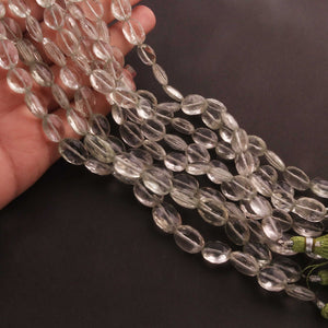 1 Strand Excellent Quality Green Amethyst Briolettes-Oval Shape Briolettes - 10mmx7mm-15mmx9mm - 10 Inches- BR754