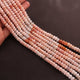 1 Long Strand Pink Opal Faceted Rondelles - Roundel Beads 6mm-7mm 13 Inches BR718