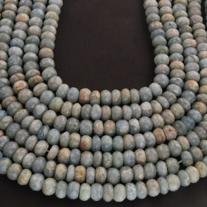 1 Long Strand Amazonite Faceted Rondelles 9mm  15 Inches BR715