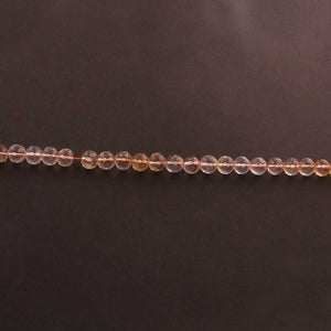 1 Strand Citrine Faceted Balls beads  - Gemstone Balls beads - 7mm- 8.5 Inches BR720