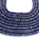 1 Strand Lapis Lazuli Smooth Heishi Wheel Briolettes - Semi Precious Gemstone Briolettes  -5mm- 7mm -13 Inches BR01255