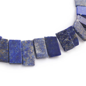 1 Strand  Sodalite Faceted Briolettes - Rectangle Shape Briolettes -10mmx6mm-19mmx9mm - 8 Inches BR1196