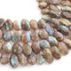 1 Strand  Labradorite Faceted Briolettes -Oval Shape  Briolettes - 13mmx10mm- 20mmx11mm-10 Inches BR01485