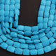 1 Strand Natural Turquoise Faceted Briolettes -Chicklet  Briolettes - 10mmx7mm-11mmx7mm 8 Inches BR1135