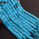 1 Strand Natural Turquoise Faceted Briolettes -Chicklet  Briolettes - 10mmx7mm-11mmx7mm 8 Inches BR1135