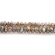 1 Long Strand Labradorite Smooth Roundelles - Labradorite Plain Rondelles Beads 6mm-8mm 16 Inches BR847