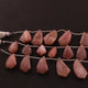 1 Strand Peach Moon Stone Faceted Briolettes Fancy Shape Briolettes  10mmx11mm-19mmx30mm- 9 Inches BR01480 - Tucson Beads