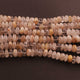 1 Strand Excellent Quality Golden Rutile Smooth Rondelles- Roundel Beads 9mm-10mm, 9 Inches BR864