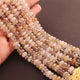 1 Strand Excellent Quality Golden Rutile Smooth Rondelles- Roundel Beads 9mm-10mm, 9 Inches BR864