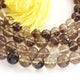 1 Strand Bio Lemon Quartz & Smoky Quartz Faceted Rondelle -Rondelle Beads 7mm-9mm 8 Inches BR863