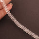 1 Strand Crystal Quartz Faceted Rondelles Beads - Crystal Quartz Roundelle Beads 6mm-7mm 10 inches BR869