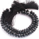 1 Strand Snow Flake Obsidian Faceted Rondelles , Snow Flake Round Beads, 10mm-11mm 8 Inches BR817