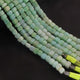 1 Strand Green Opal Smooth Cube Briolettes - Box Shape Gemstone Beads 6mm-8mm- 8 Inches BR03381 - Tucson Beads