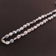 1 Strand Gray/ Blue Silverite Faceted Oval Shape Briolettes - Oval Beads 10mmx8mm 15 Inches BR877