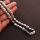 1 Strand Gray/ Blue Silverite Faceted Oval Shape Briolettes - Oval Beads 10mmx8mm 15 Inches BR877