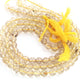 1 Strand Finest Quality Lemon Quartz  Faceted Rondelles - Lemon Quartz Beads 7mm 10 Inches BR806