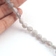 1 Strand Grey Moonstone  Faceted Briolettes - Heart Shape Beads - 6mm-11mm- 14.5 Inches BR1035