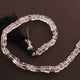 2 Strands Crystal Quartz Smooth Cube Beads Briolettes  - Box Shape Baeds 4mmx4mm 8 Inch BR896