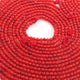 1 Strands Red Crystal  Faceted Ball Beads 3-4mm 15 Inches BR2060