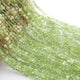 1 Strand Peridot Faceted  Coin shape Briolettes -Coin Briolettes  4mm-5mm 14.5 Inches BR2042