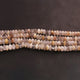 1 Strand Golden Rutile Smooth Rondelles - Golden Rutile Smooth Roundelle Beads 6mm-7mm 9 Inches BR1060