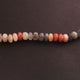 1 Strand Multi Moonstone Faceted Rondelles -  Multi Moonstone Faceted Roundle 10mm 8 Inches BR1096