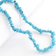 1  Strand Tourquoise Chip Shape Semi Precious Uncut Beads, Gemstone Tourquoise  Smooth Beads Necklace 7mm 10 Inches BR985